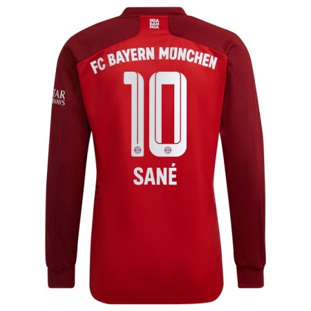 Billiga Fotbollströjor FC Bayern München Leroy Sane 10 Hemma tröja 2021/22 Långärmad